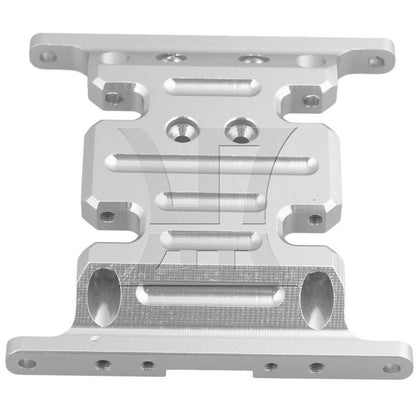 BQLZR RC1:10 Alloy Center Skid Transmission Plate Replacement for AXIAL SCX10 4WD