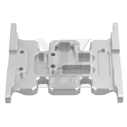BQLZR RC1:10 Alloy Center Skid Transmission Plate Replacement for AXIAL SCX10 4WD