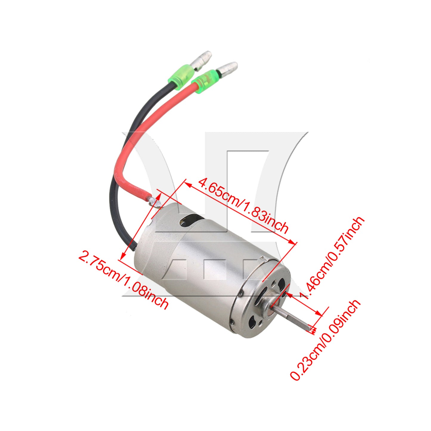 BQLZR RC1:16 RC1:18 Car 390 Brush Electric Motor 21000RPM 7.2V-8.4V with Wire BQLZR