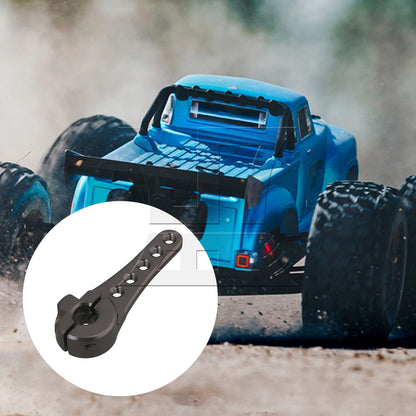 BQLZR Alloy 25T N10242 Servo Horn Arm for RC1:8 1:10 Model Car Titanium Color