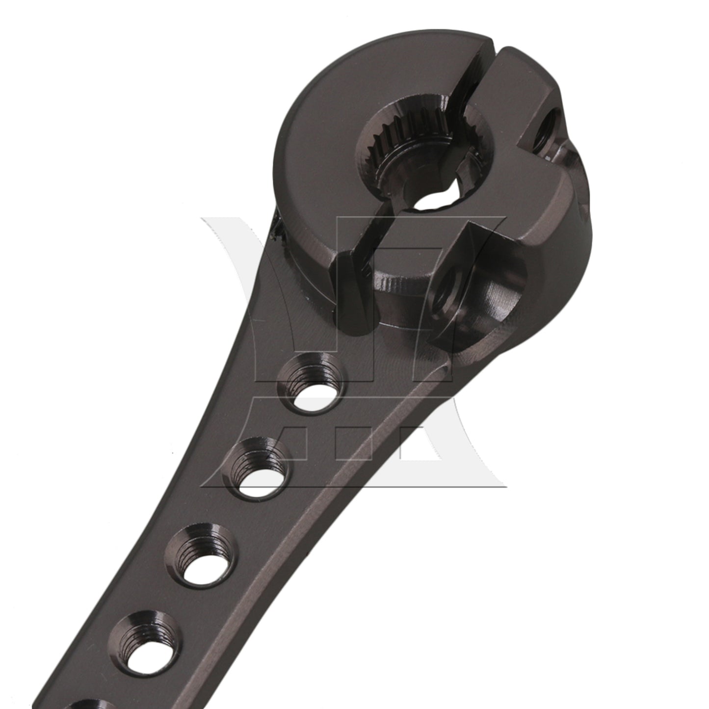 BQLZR Alloy 25T N10242 Servo Horn Arm for RC1:8 1:10 Model Car Titanium Color