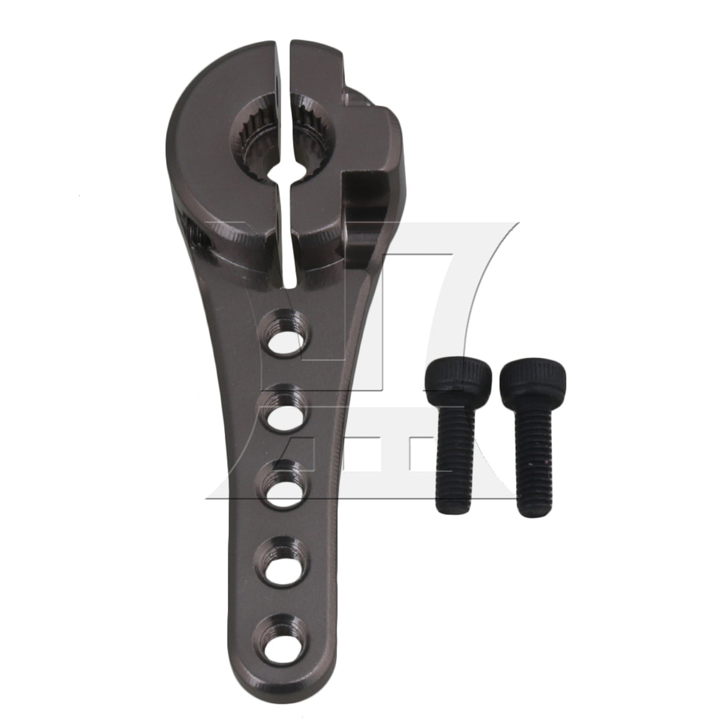BQLZR Alloy 25T N10242 Servo Horn Arm for RC1:8 1:10 Model Car Titanium Color