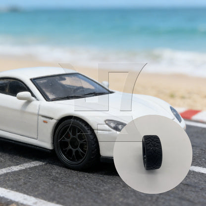 BQLZR  Hex RC1:10 On Road Car X Rubber Tyres + Y Shape Wheel Rims 20695