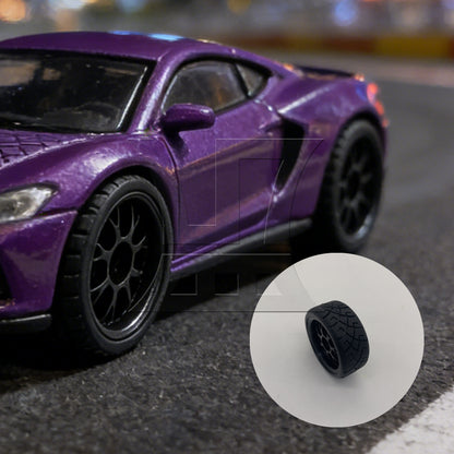 BQLZR  Hex RC1:10 On Road Car X Rubber Tyres + Y Shape Wheel Rims 20695