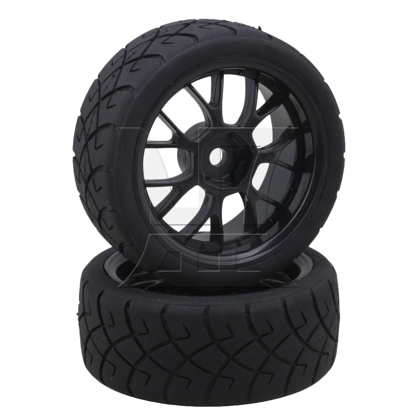 BQLZR  Hex RC1:10 On Road Car X Rubber Tyres + Y Shape Wheel Rims 20695