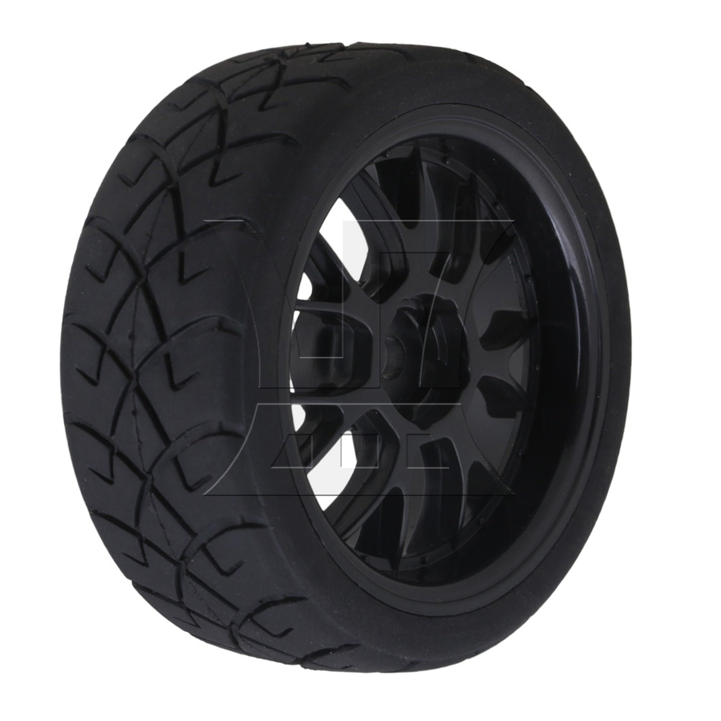 BQLZR  Hex RC1:10 On Road Car X Rubber Tyres + Y Shape Wheel Rims 20695