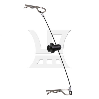 BQLZR 2 Pieces Black Steel Aluminum RC1:10 Body Shell Clip N10258BL for RC Model Car