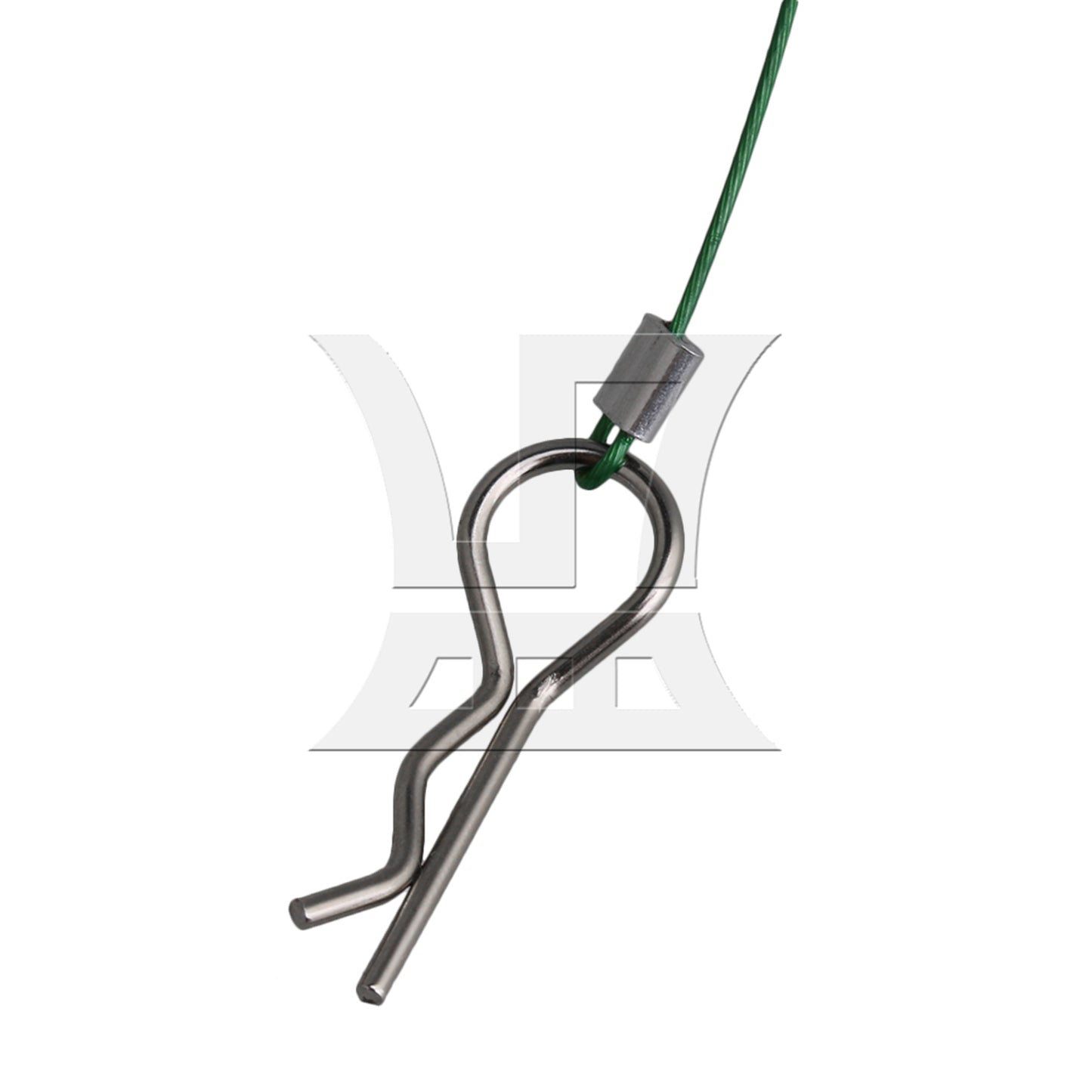 BQLZR 2pcs BQLZR Green 1:10 RC Car Body Clip Pins Metal Wire 165mm Retainers