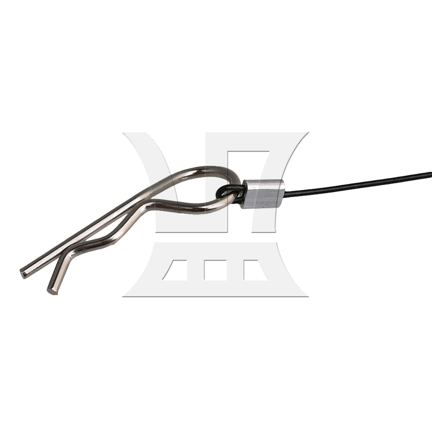 BQLZR 2X N10259BL Black RC1:10 Car Body Clip Pins Stealth Wire 165mm Retainer