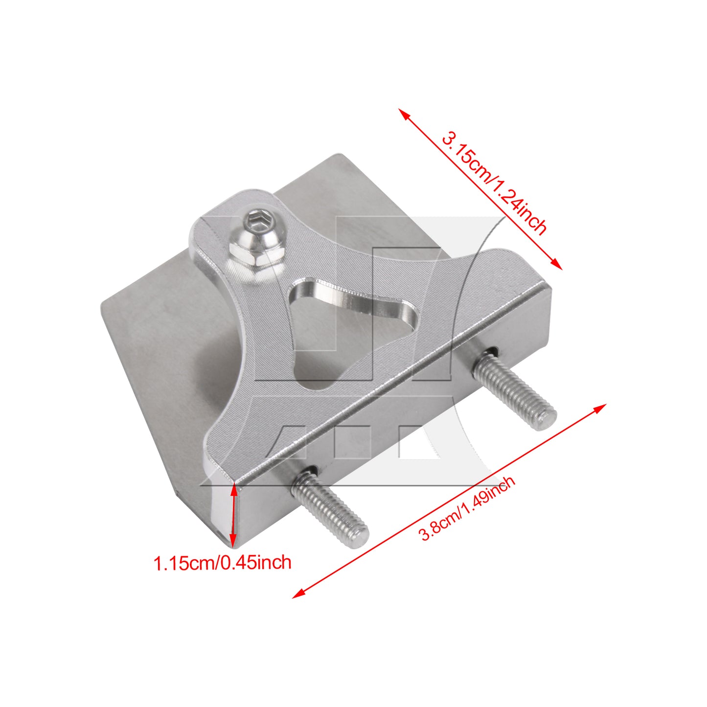 BQLZR 2 Pieces Silver Metal Model Boat Trim Tabs for RC Electric Racing Boat