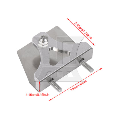 BQLZR 2 Pieces Silver Metal Model Boat Trim Tabs for RC Electric Racing Boat