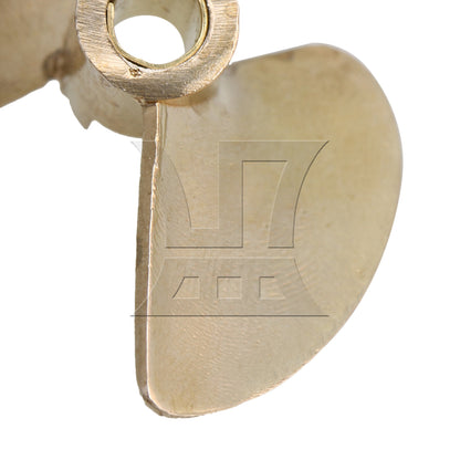 BQLZR RC Boat Brass Propeller 2 Leaves 37mm Diameter P1.4 Prop with Dia4mm Shaft.0··················