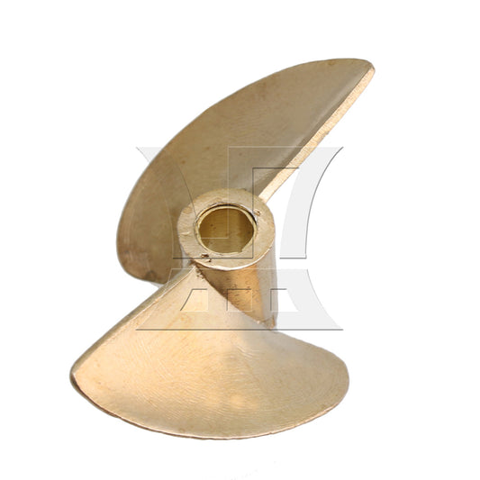 BQLZR RC Boat Brass Propeller 2 Leaves 37mm Diameter P1.4 Prop with Dia4mm Shaft.0··················