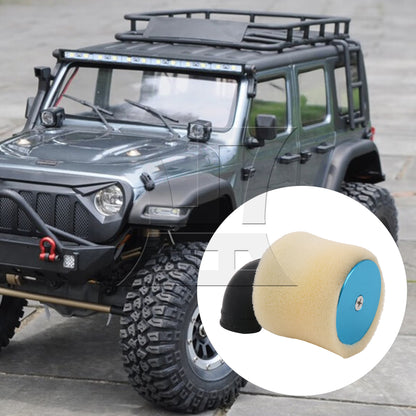 BQLZR Blue Aluminum Capped Air Filter Element Sponge N10004 for RC1:8 Car