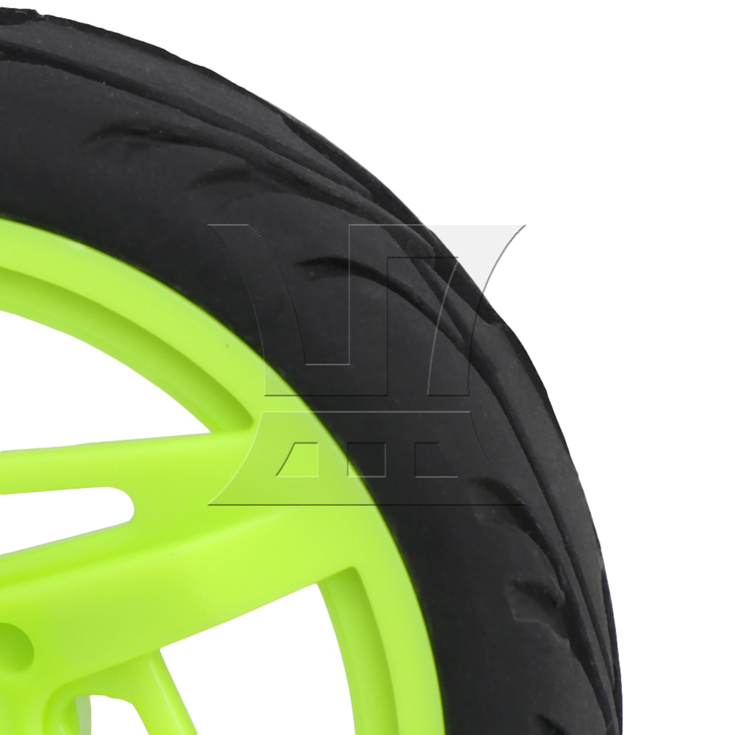 BQLZR 4PCS 12mm Hub Wheel Rims Rubber Tire for 1/10 On-Road Racing RC Car