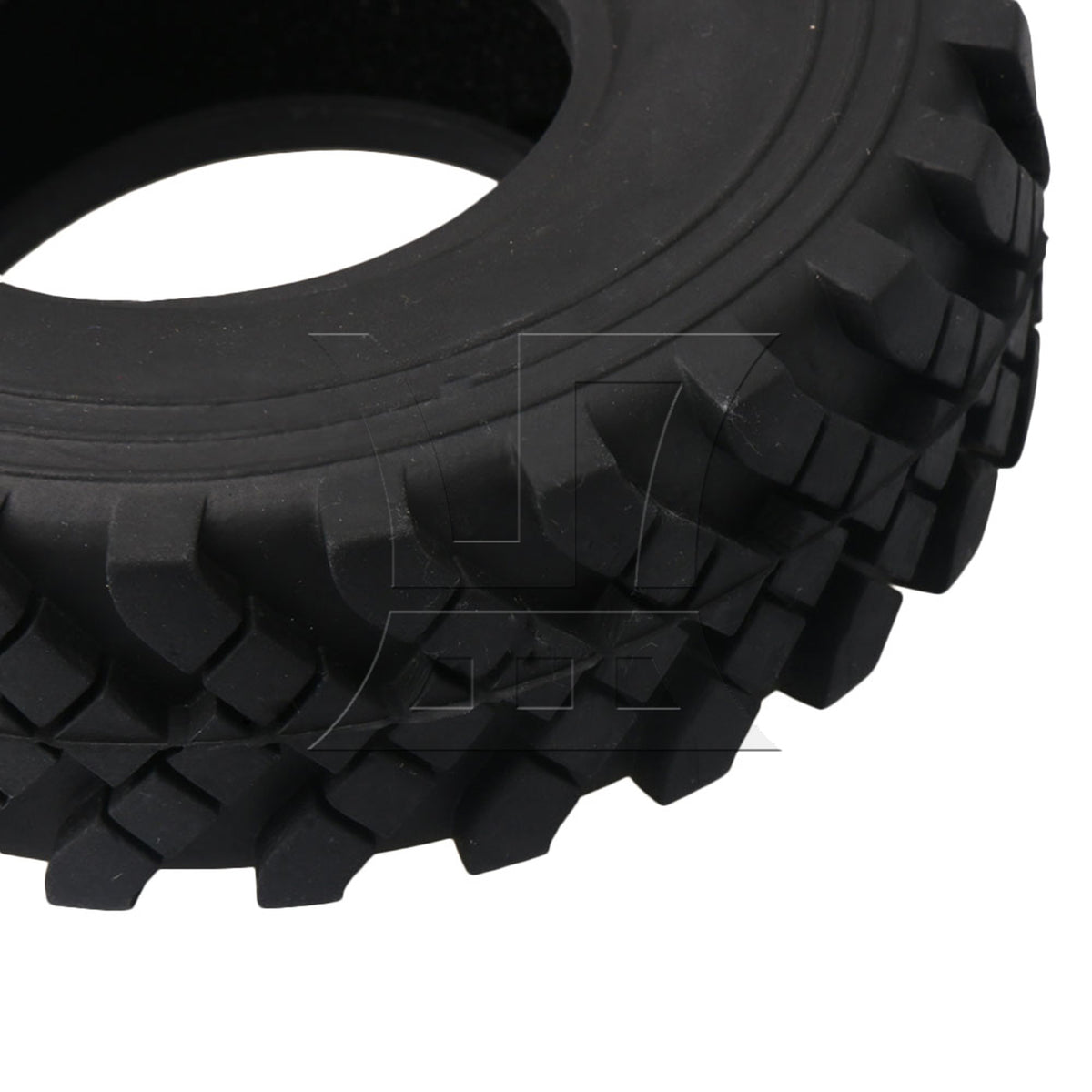 BQLZR RC Rock Crawler Soft Rubber Tires OD 130mm for RC1:10 2.2in Wheel Rims