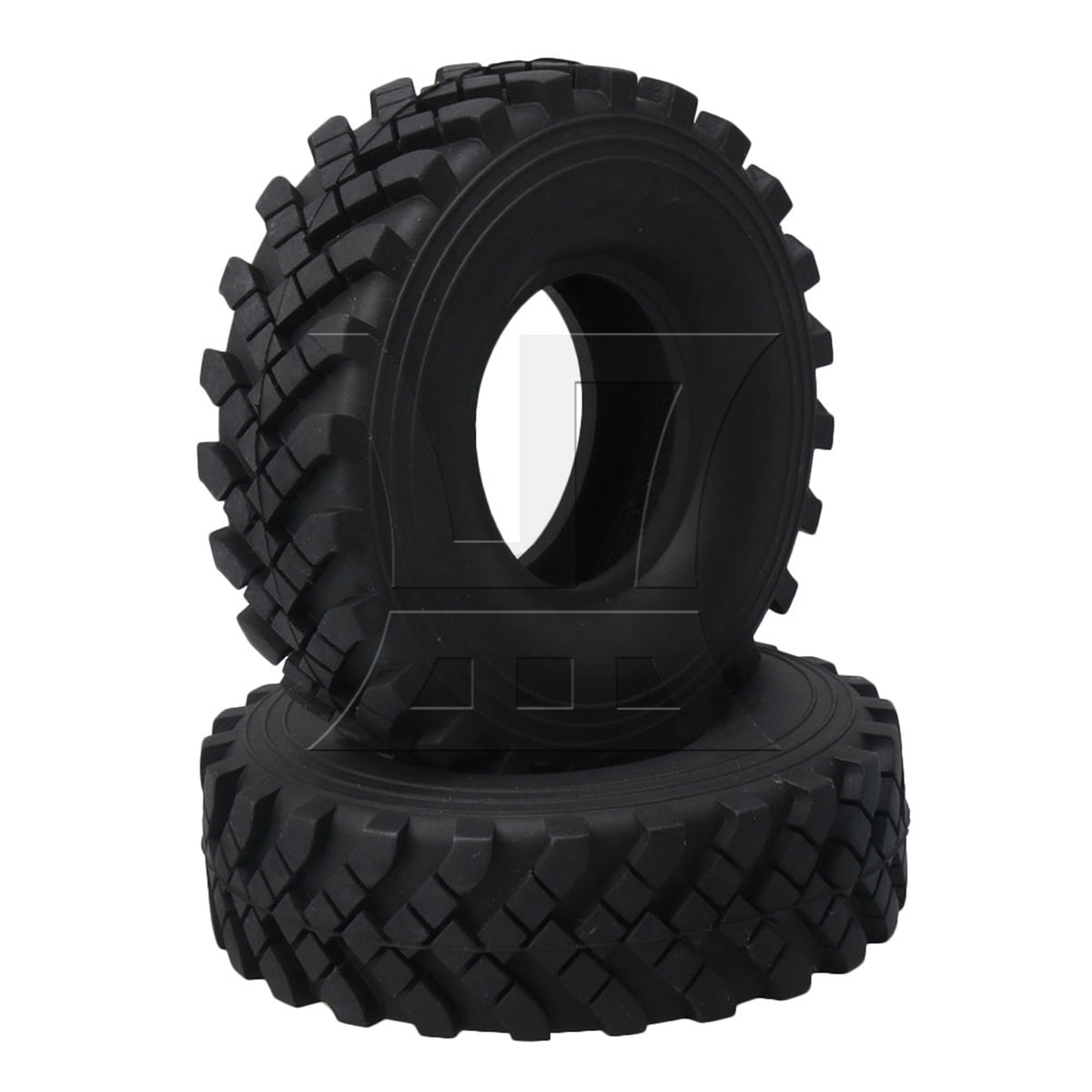 BQLZR RC Rock Crawler Soft Rubber Tires OD 130mm for RC1:10 2.2in Wheel Rims