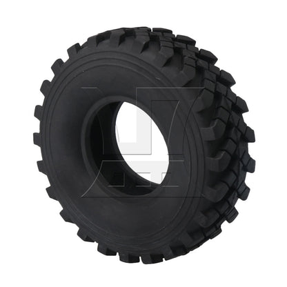 BQLZR RC Rock Crawler Soft Rubber Tires OD 130mm for RC1:10 2.2in Wheel Rims