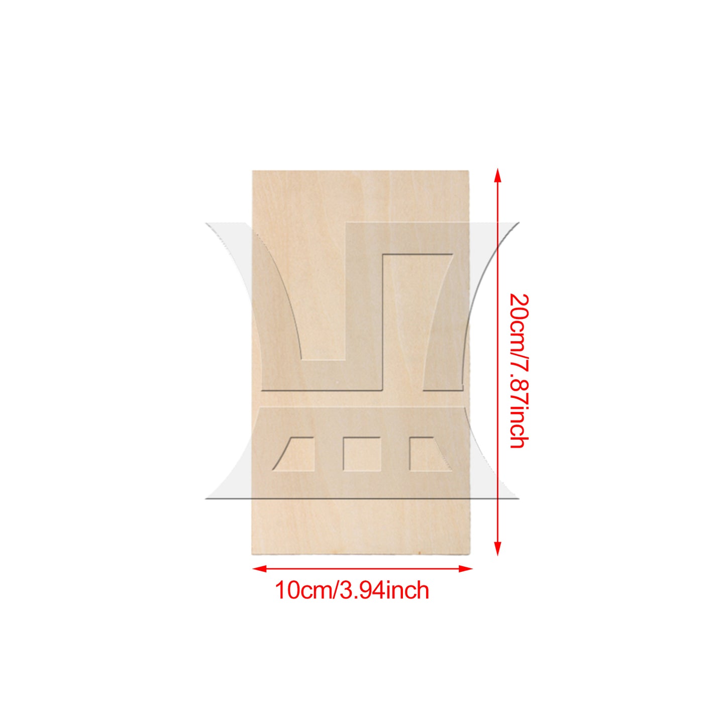 BQLZR 5pcs 200x100x1.5mm Craft Unpainted Wooden Sheets DIY Building Model Mini House