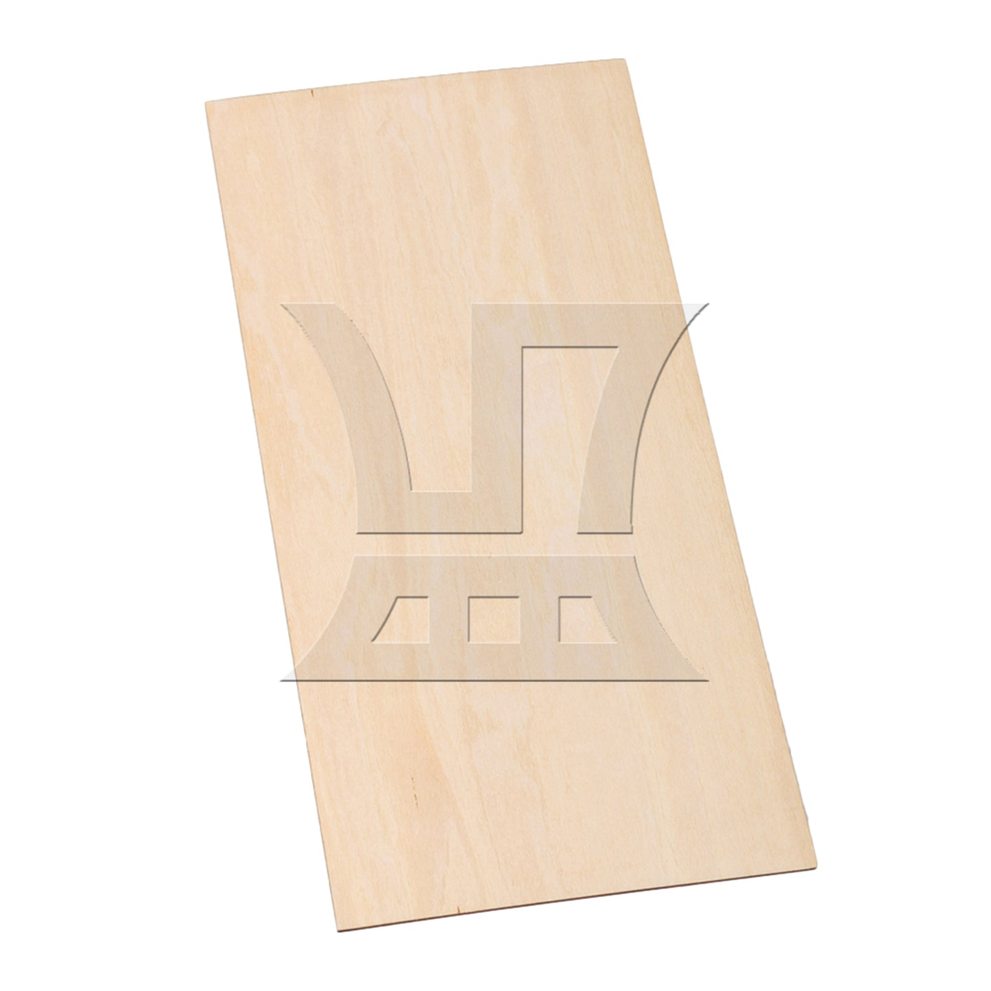 BQLZR 5pcs 200x100x1.5mm Craft Unpainted Wooden Sheets DIY Building Model Mini House