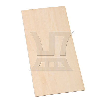 BQLZR 5pcs 200x100x1.5mm Craft Unpainted Wooden Sheets DIY Building Model Mini House