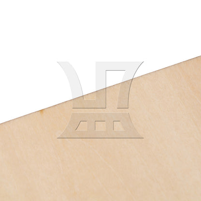BQLZR Craft Unfinished Square Wooden Sheets for Building Model 200x200x1.5mm