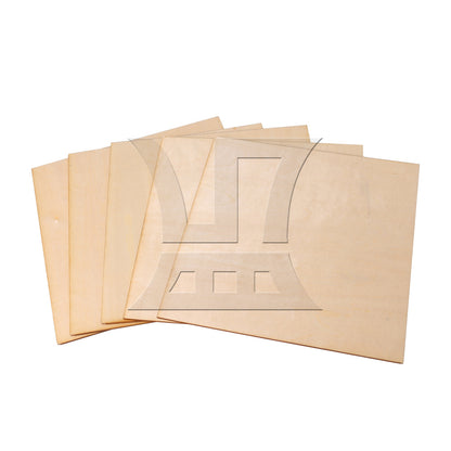 BQLZR Craft Unfinished Square Wooden Sheets for Building Model 200x200x1.5mm