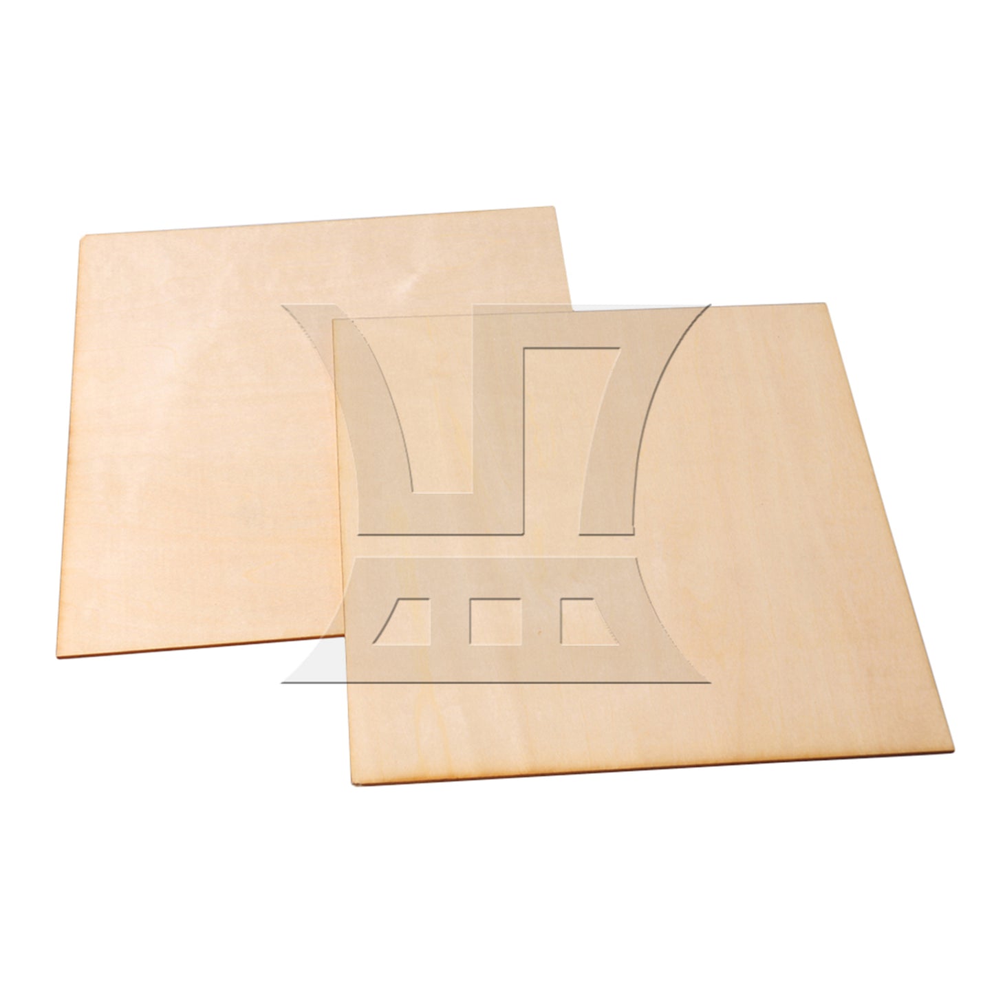BQLZR Craft Unfinished Square Wooden Sheets for Building Model 200x200x1.5mm