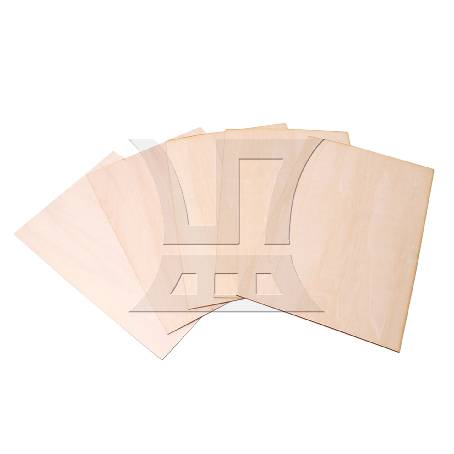 BQLZR Craft Basswood Sheets Unfinished for Building Model 300x200x1.5mm