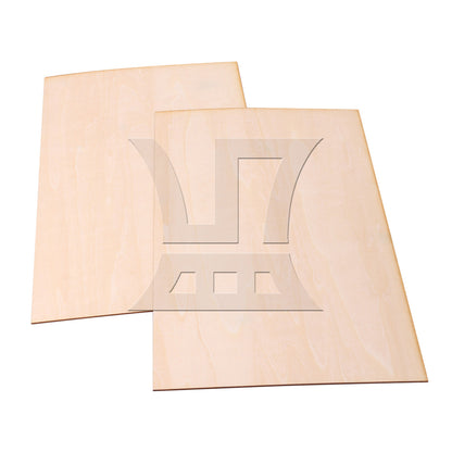 BQLZR Craft Basswood Sheets Unfinished for Building Model 300x200x1.5mm