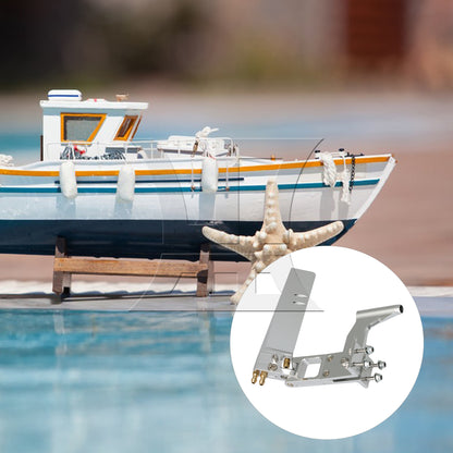BQLZR Aluminum Alloy Length 110MM RC Rudder with Water Pickup Absorbing Steering
