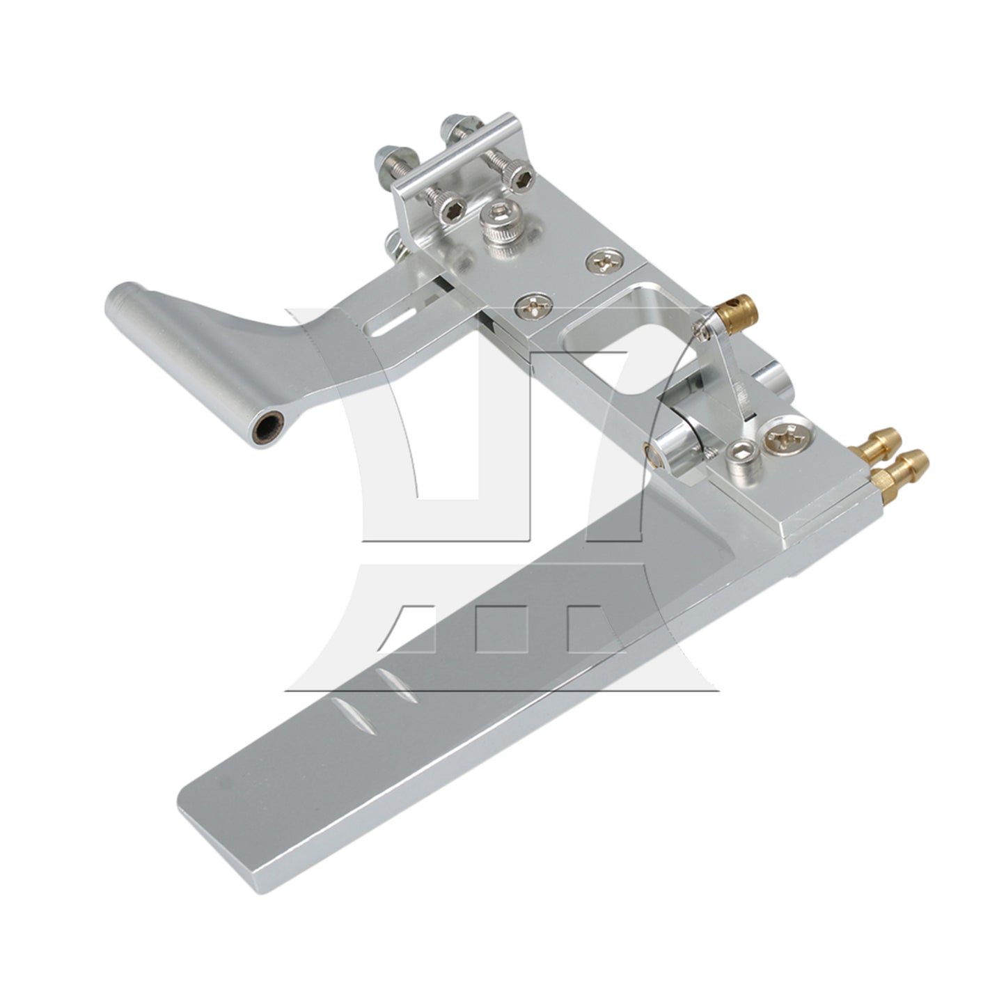 BQLZR Aluminum Alloy Length 110MM RC Rudder with Water Pickup Absorbing Steering