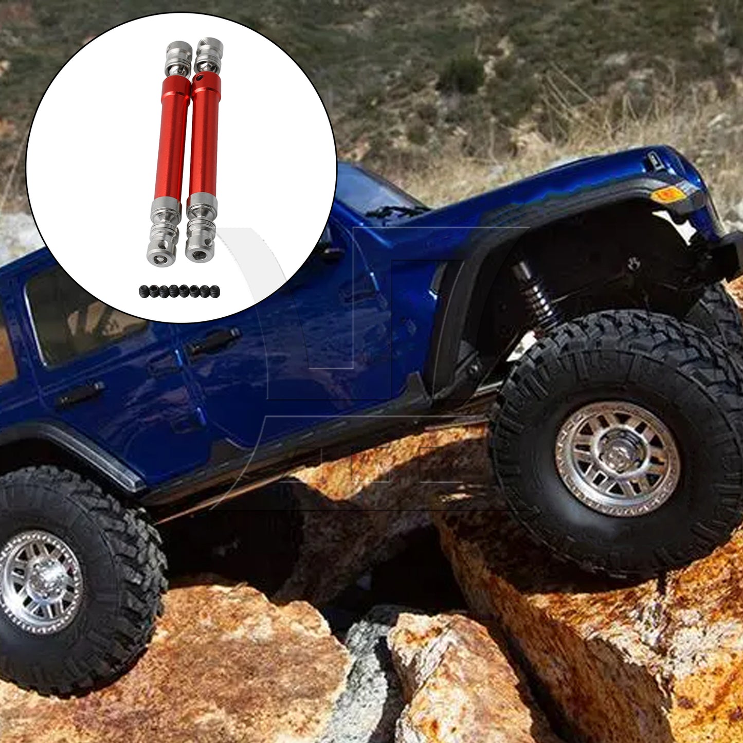 BQLZR 2PCS 11cm Drive Dogbone Wraith RC1:10 Replacement for AXIAL