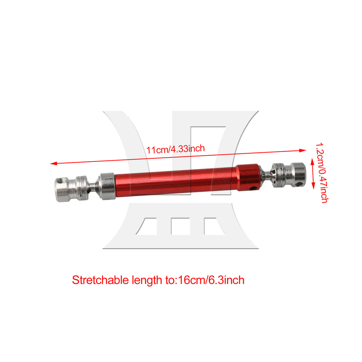 BQLZR 2PCS 11cm Drive Dogbone Wraith RC1:10 Replacement for AXIAL