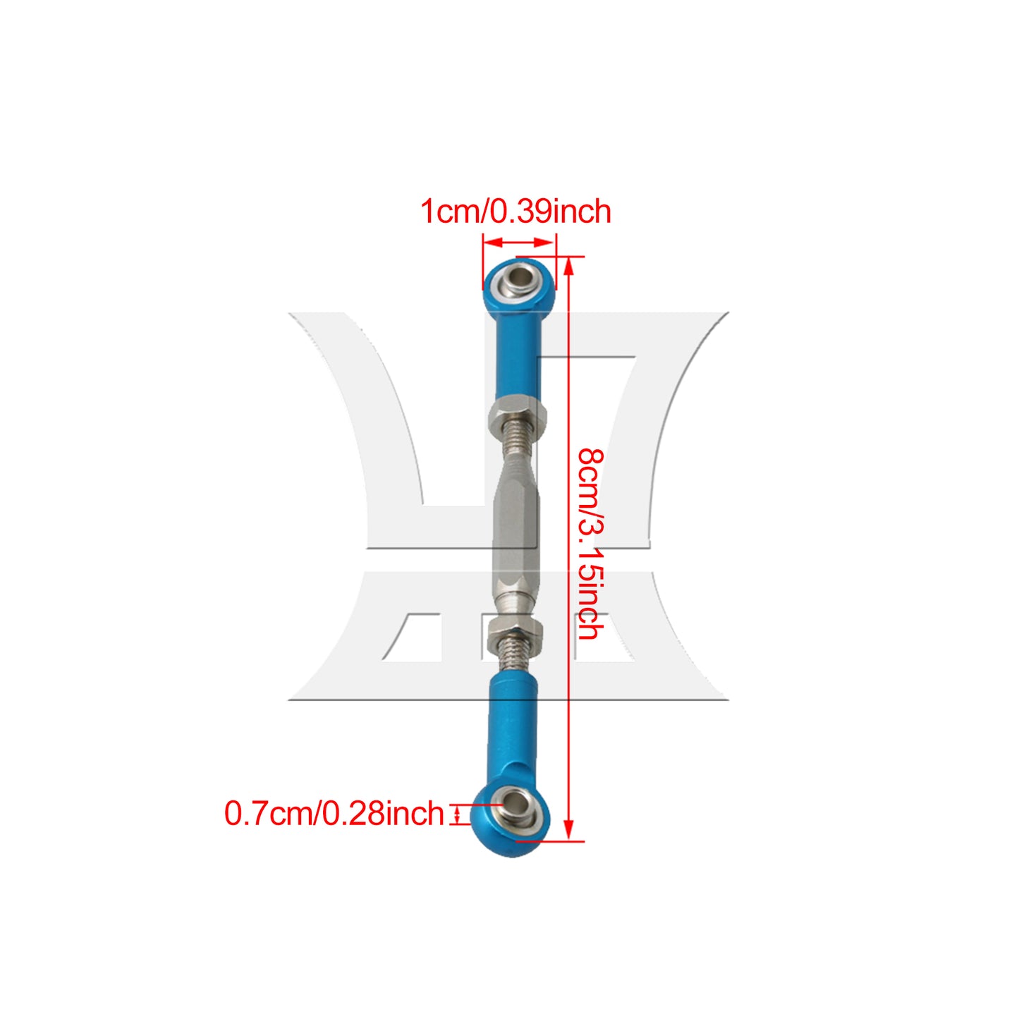 BQLZR RC1:10 Racing Cheetah Direction Link EA1018 Replacement for JLB Largefoot