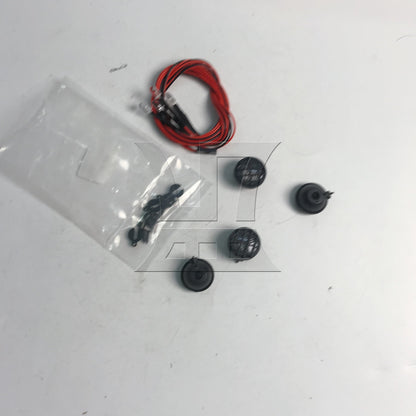 BQLZR 4 White LED Light 5V FZ0029 22mm Bucket Mount Set for RC 1:10 Rock Crawler