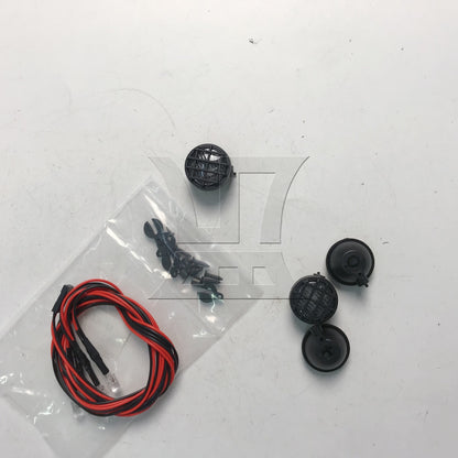 BQLZR 4 White LED Light 5V FZ0029 22mm Bucket Mount Set for RC 1:10 Rock Crawler