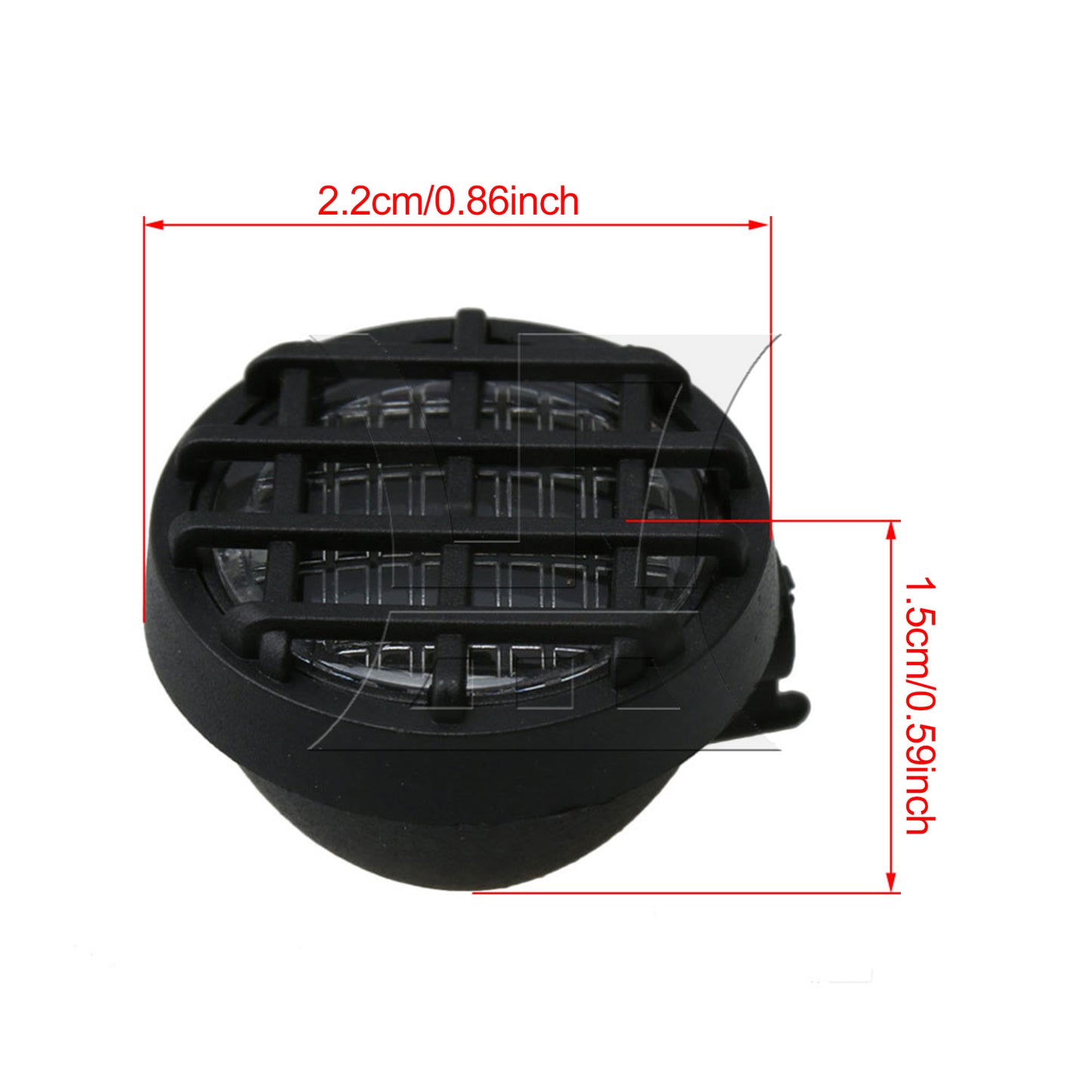 BQLZR 4 White LED Light 5V FZ0029 22mm Bucket Mount Set for RC 1:10 Rock Crawler