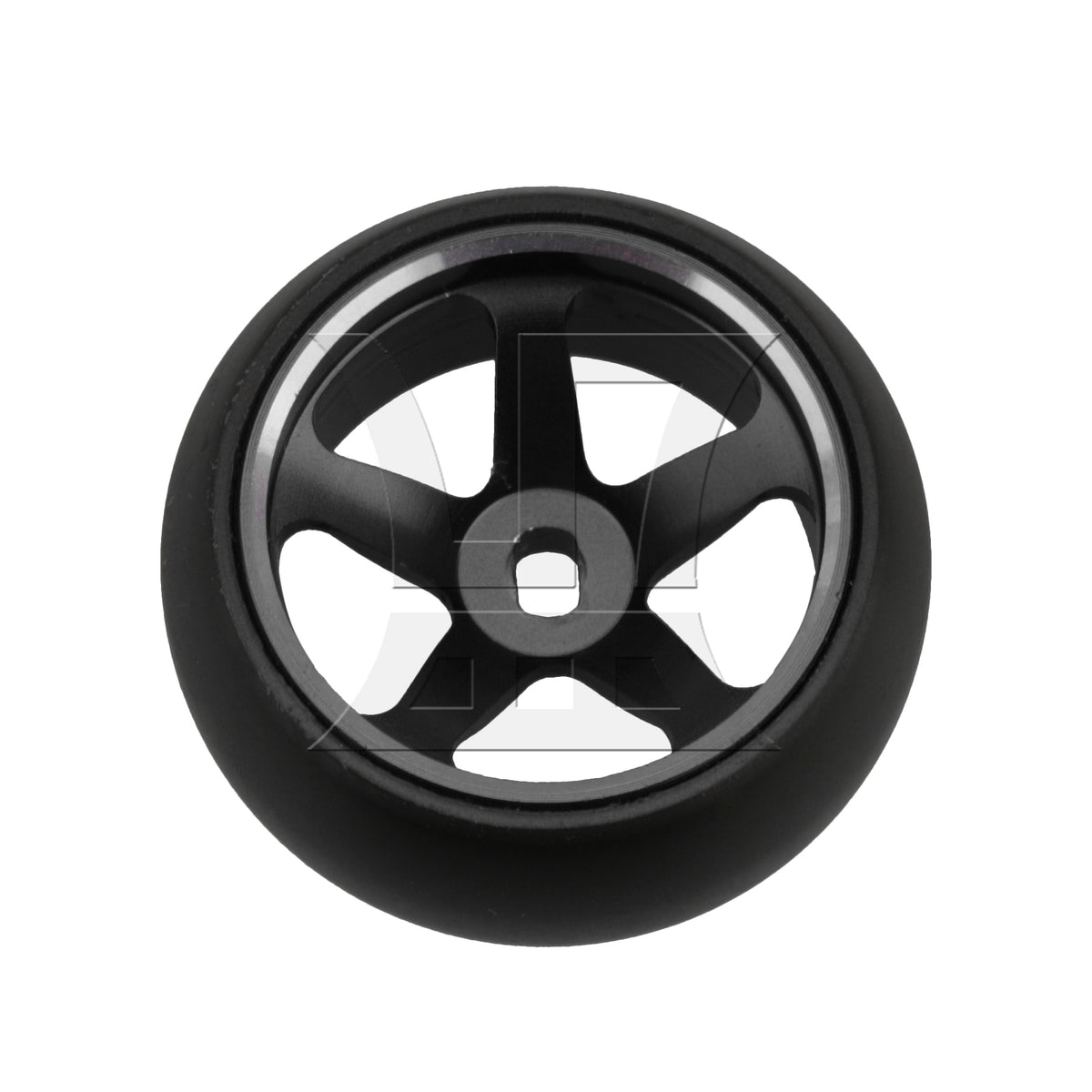 BQLZR 4 Pieces RC Car 5 Spoke Black Wheel Hub Tyres Replacement for WL 1:28 P929