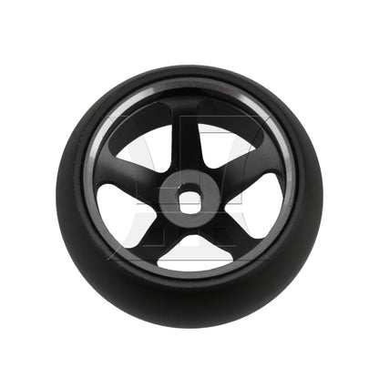 BQLZR 4 Pieces RC Car 5 Spoke Black Wheel Hub Tyres Replacement for WL 1:28 P929