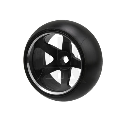 BQLZR 4 Pieces RC Car 5 Spoke Black Wheel Hub Tyres Replacement for WL 1:28 P929