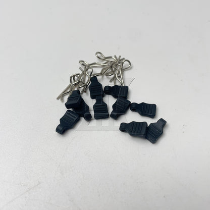 BQLZR 10Pieces RC Car 1:24 1:18 Body Clips Pins with Pull Tab Replacement for AXIAL