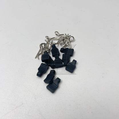 BQLZR 10Pieces RC Car 1:24 1:18 Body Clips Pins with Pull Tab Replacement for AXIAL