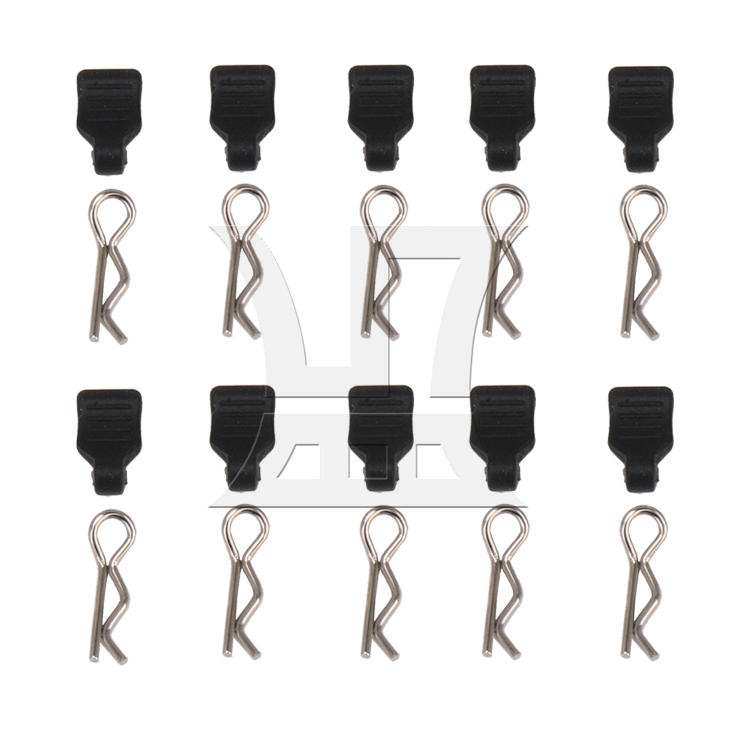 BQLZR 10Pieces RC Car 1:24 1:18 Body Clips Pins with Pull Tab Replacement for AXIAL