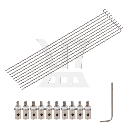 BQLZR RC Airplane Boat Pushrod and Linkage Stopper Servo Arm Connectors Pack of 10