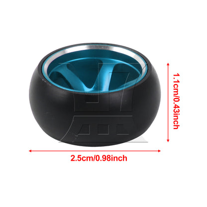 BQLZR 4Pieces RC Upgrade Blue 5-Spoke Wheel Rims Tires Replacement for 1:28