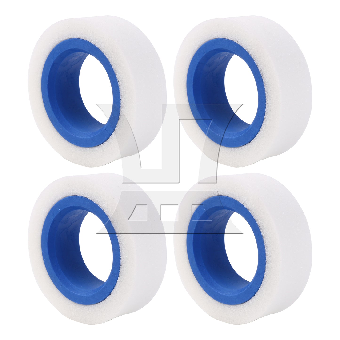 BQLZR 4Pieces RC Car 1:10 Blue Foam Inserts Replacement for TRX4 114-120mm 1.9 Inch