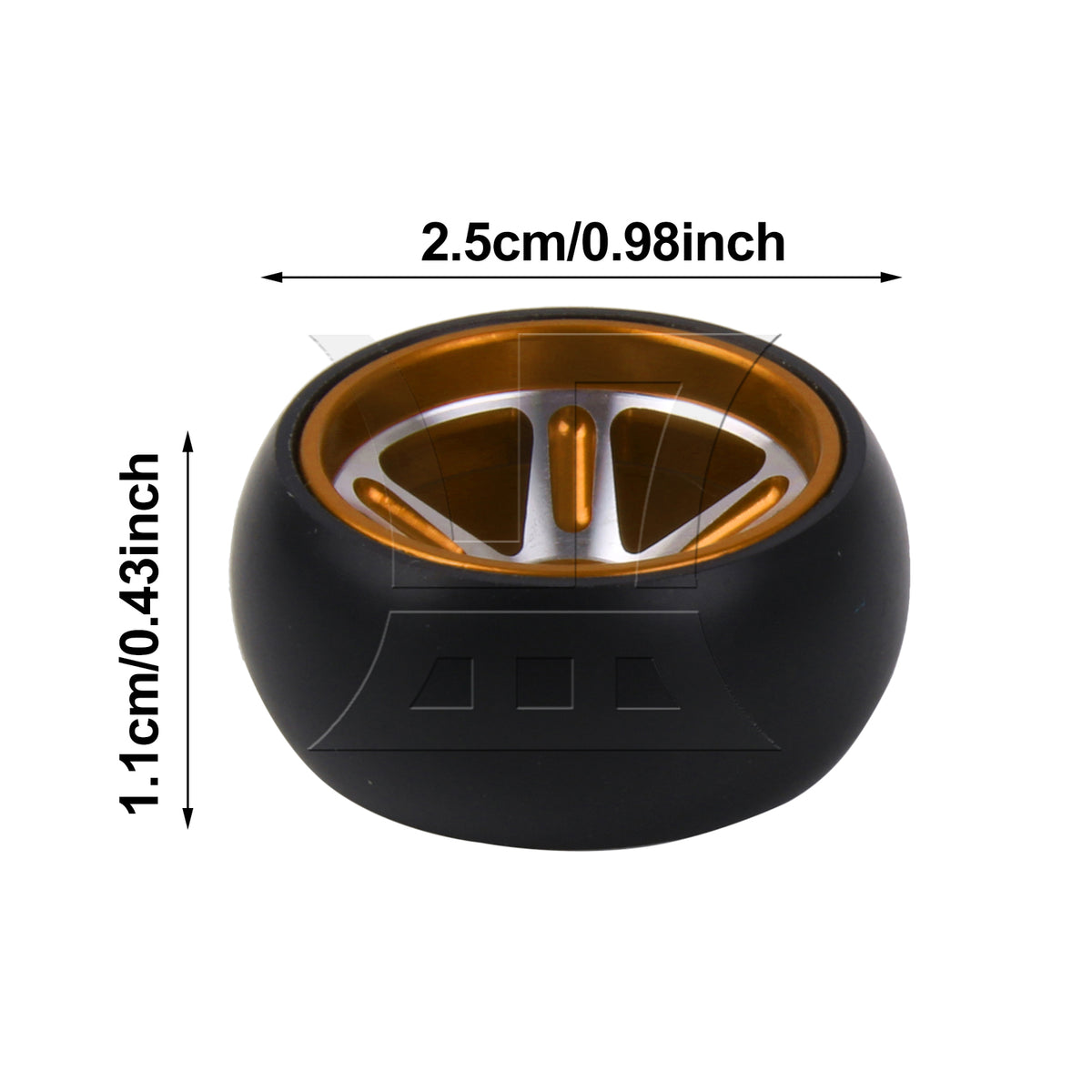 BQLZR 4Pieces RC1:28 Drift Tyre 5 Spoke Wheel Rim Replacement for K969-12Y Yellow