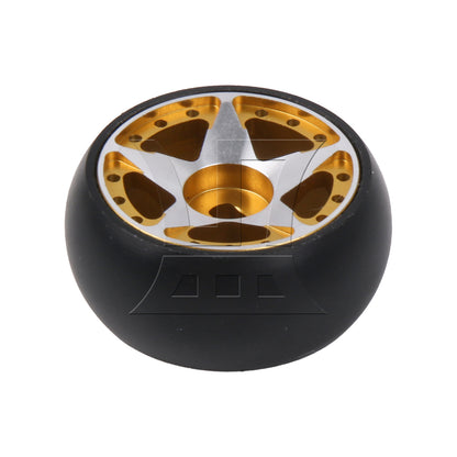 BQLZR 4Pieces RC1:28 Drift Tyre & Pentagram Wheel Replacement for K969-13Y Yellow