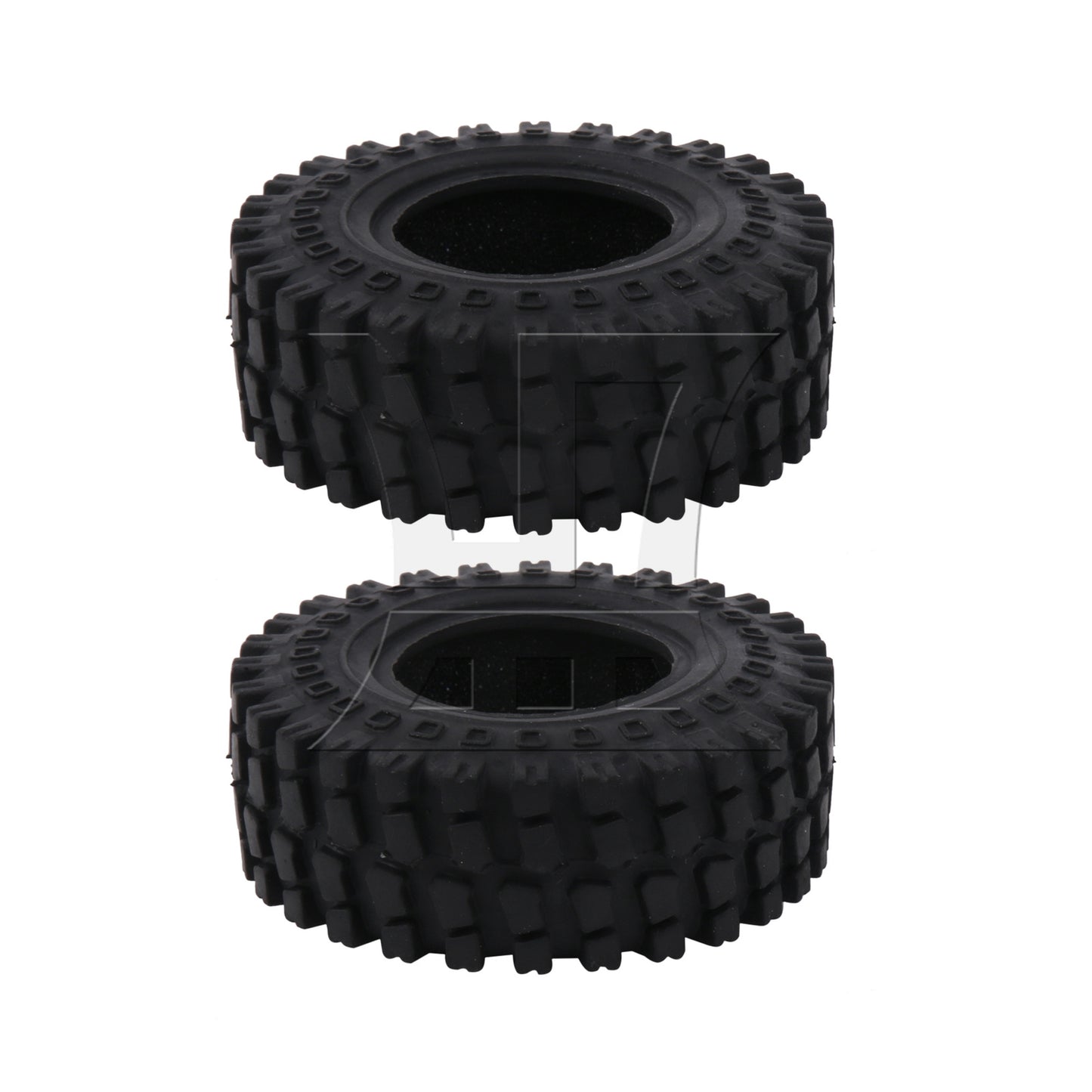 BQLZR 4Pieces RC 1:24 Rubber Tyre 60mm OD x 20mm T Replacement for FMS C3050BL 1:24